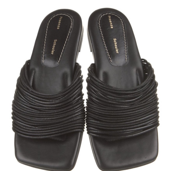 Proenza Schouler Leather Slides - Picture 2 of 3